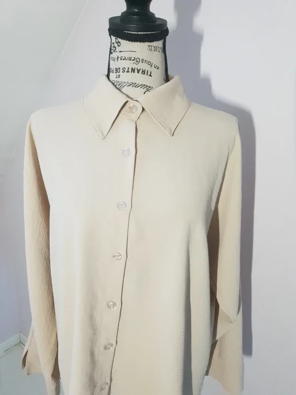 Chemise fluide crème oversize – Taille 42 / 44 - tres bon état – photo 5